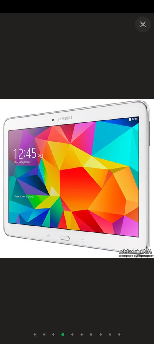 Планшет Samsung Galaxy Tab 4 10.1 16GB White (SM-T530NZWASEK)
