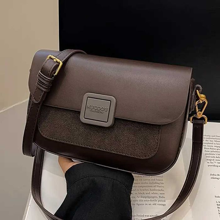 Piękna, nowa torebka damska, hit jesieni, czekoladowy brąz, HIT!