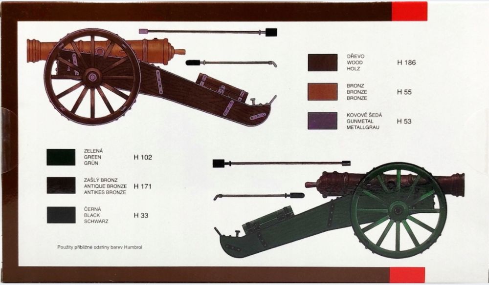 Smer 0911 Cannon Napoleon model do sklejania 1:18