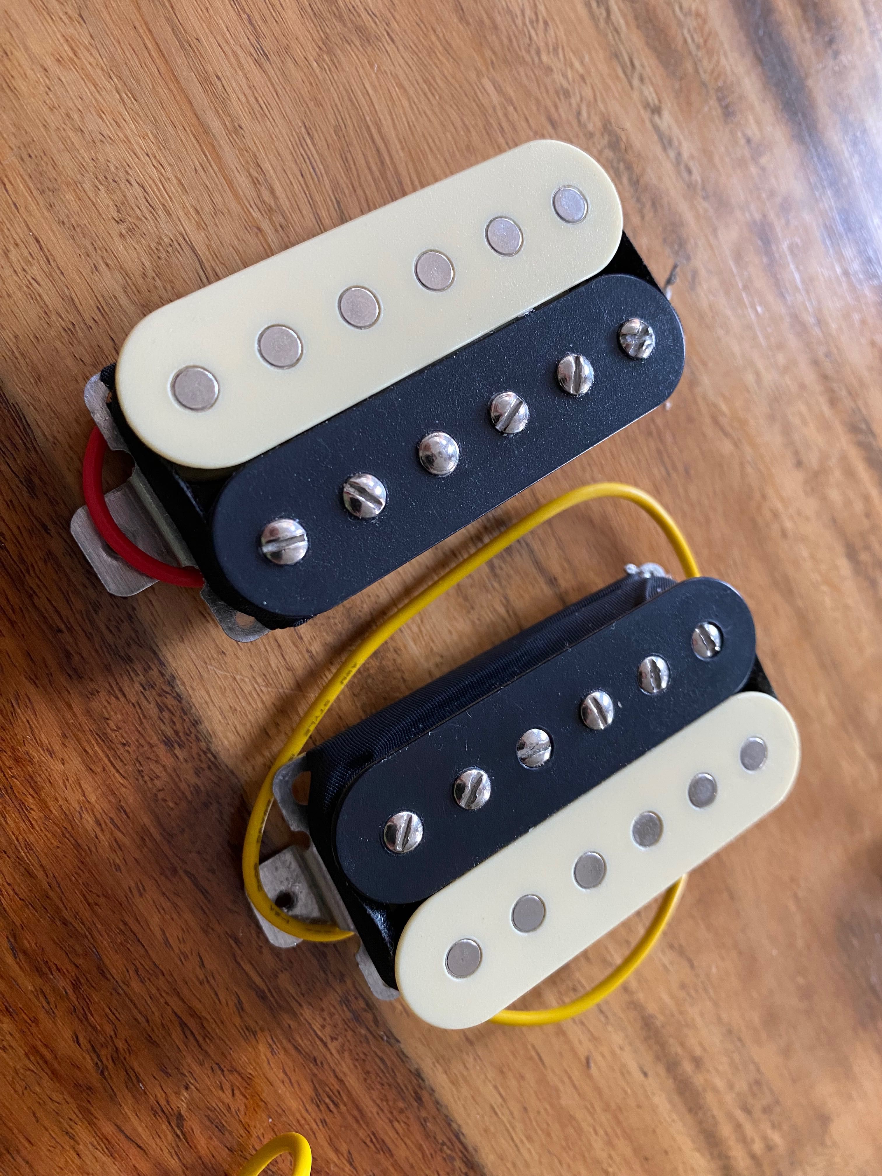 Humbucker x 2 z okablowaniem