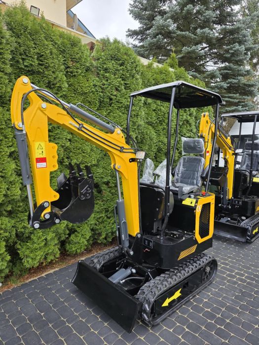 Minikoparka 1 tona , silnik diesel