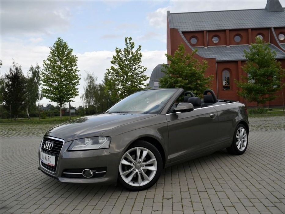Audi A3 Cabrio 1,6 TDI 105KM 2012r Kabriolet, Skóry, Klima, Isofix, Tempomat...