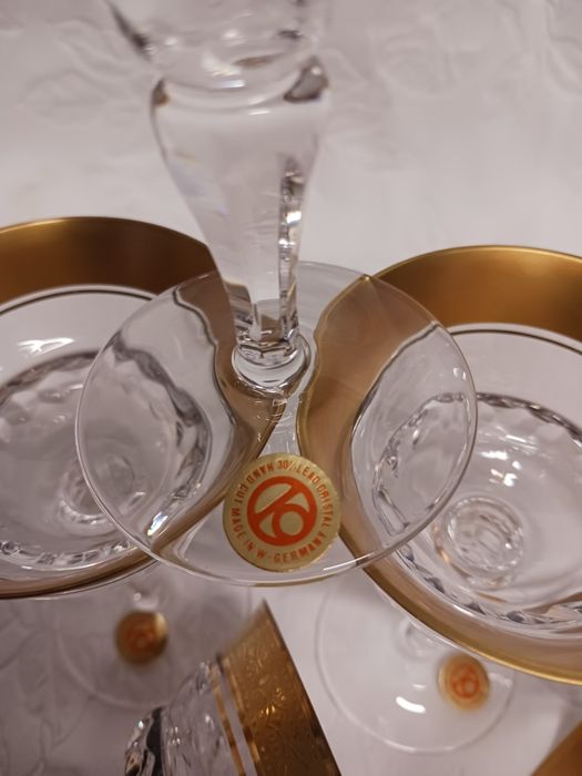 Klokotschnik luksusowe kieliszki do likieru nalewki szklo krysztalowe