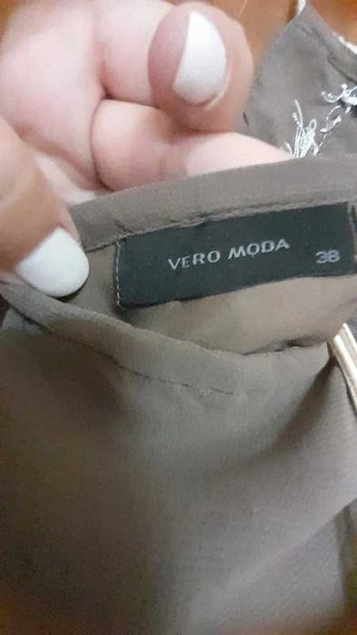 Blusa/ Top de atar ao pescoço - Vero Moda - tam. 38