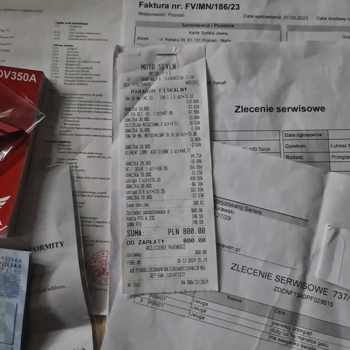 Honda adv 350, 1 właściciel , 2023, idealny stan, tylko 10600 km...