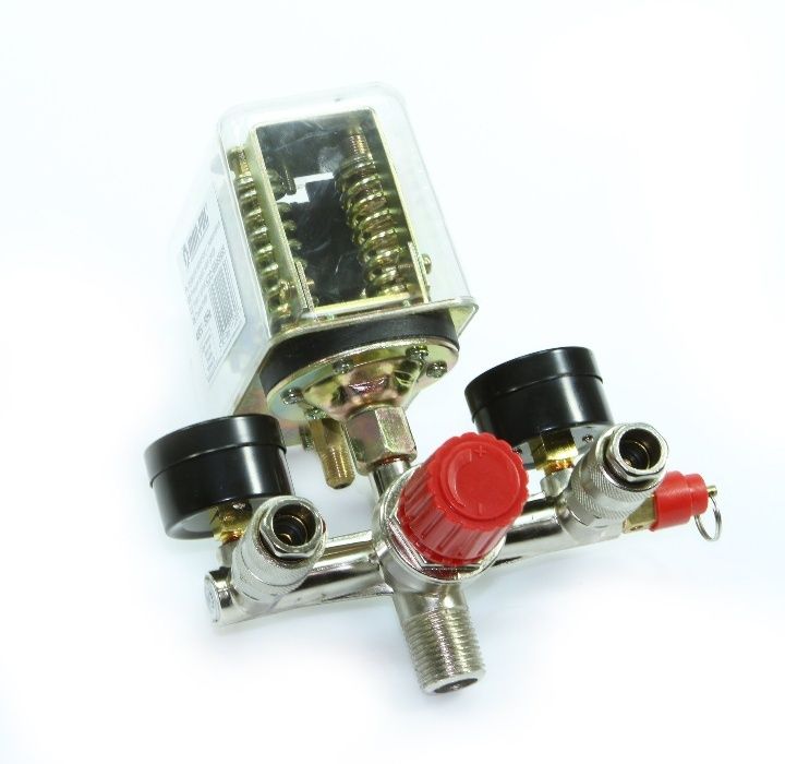 Wyłącznik ciśnieniowy kompresora 400V Presostat Szklany 3 fazy