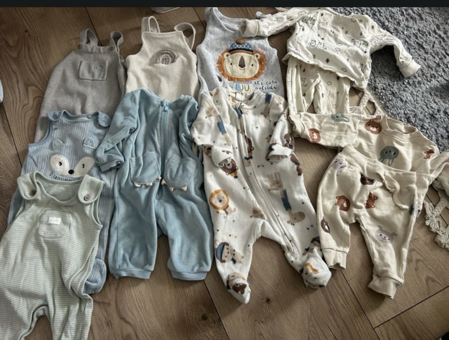 Paka ubranek dla chlopca rozmiar 62