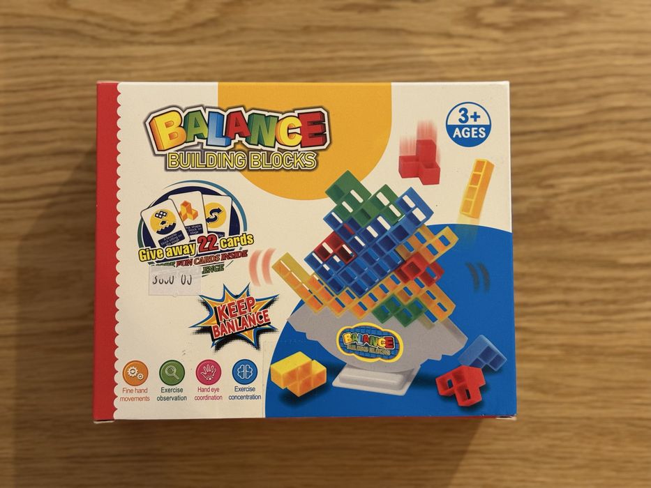 Klocki dla dzieci balans huśtawka