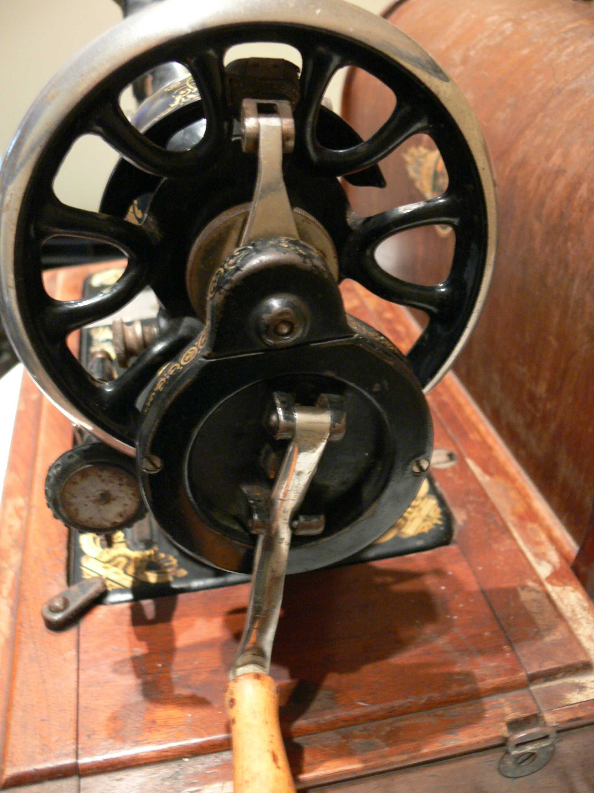 Singer Co Sphinx 27K 1911rok Clydebank antyk maszyna do szycia ręczna