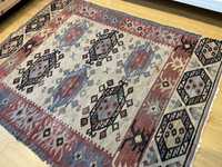 Carpete muito antiga impecavel kilim tricana