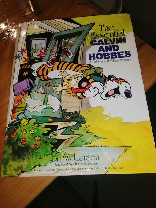 Livro de BD Calvin and Hobes