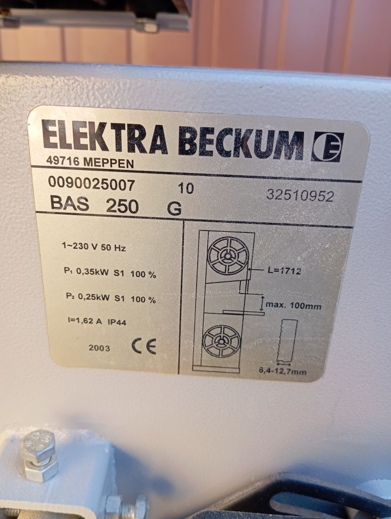 Pilarka taśmowa Elektra Beckum 250g !!!