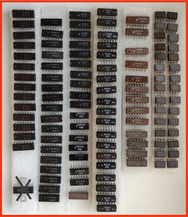 Продам радіо деталі, 704шт. одним лотом