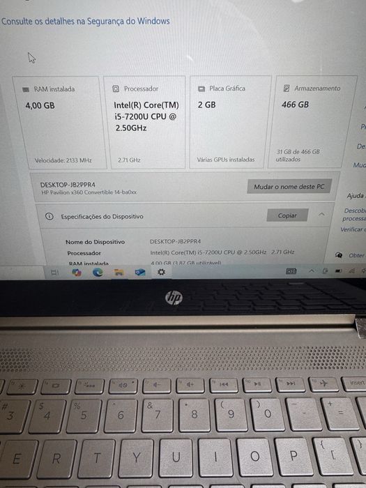 HP X360 Convertivel Touch