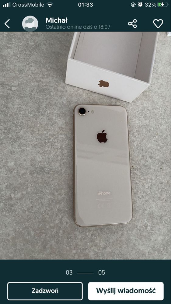 Iphone 8 rose gold 64 gb