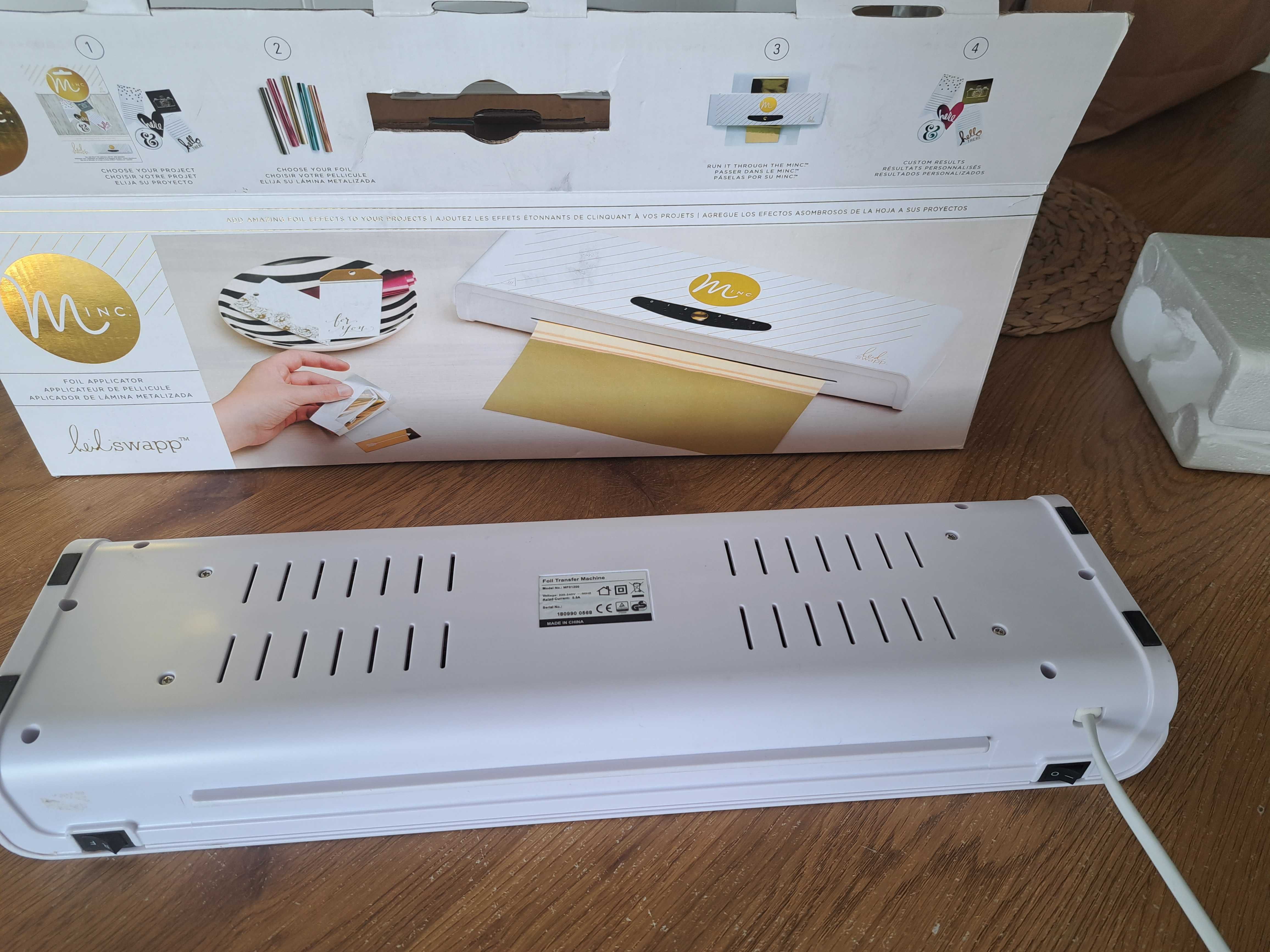 Laminator / aplikator Minc do ZŁOCENIA FOLIĄ 30,5cm
