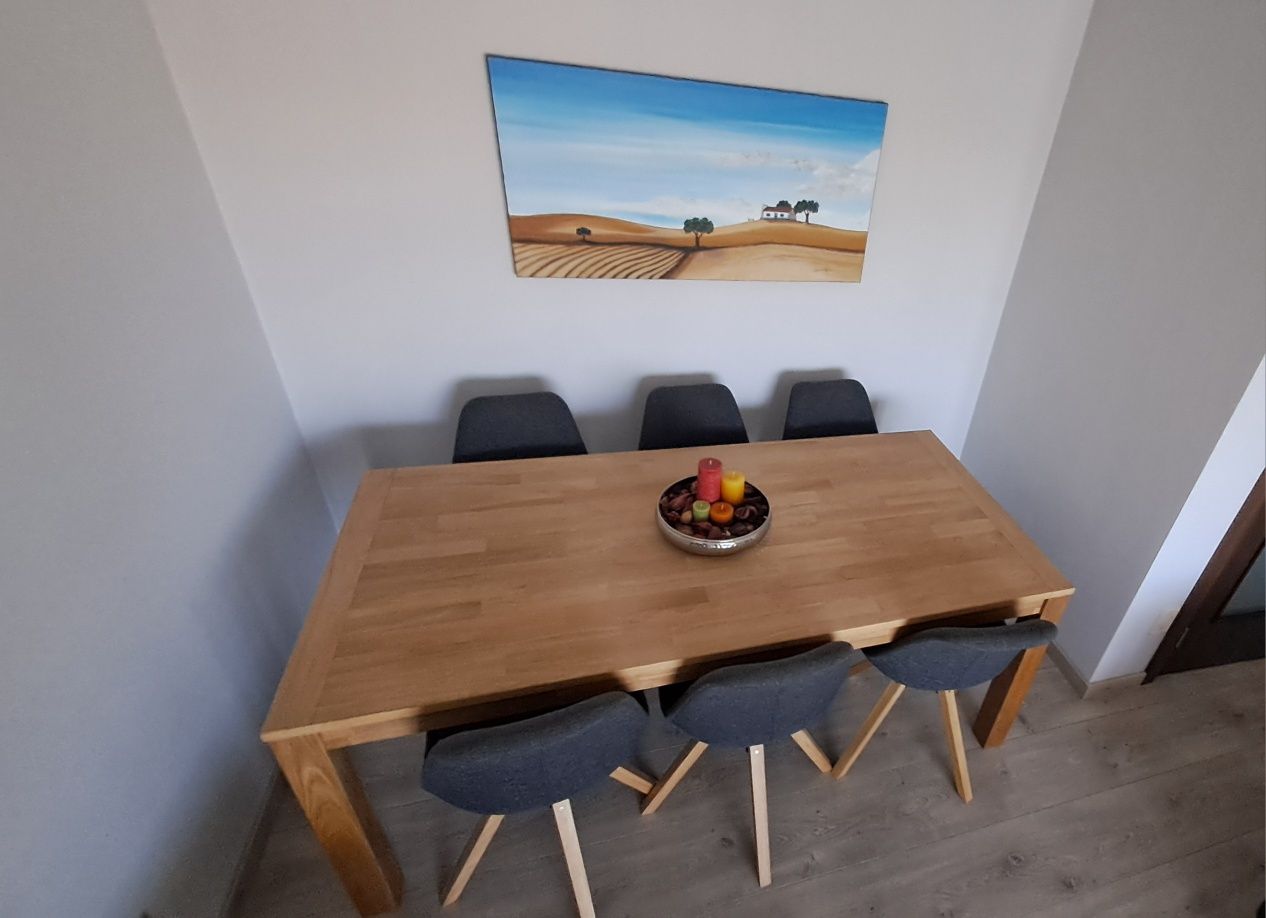 Mesa Jantar Carvalho Maciço