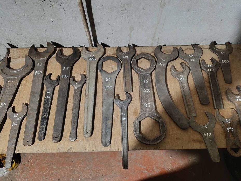 Ключі великих розмірів, ключ рожковий, накидний, гаечний