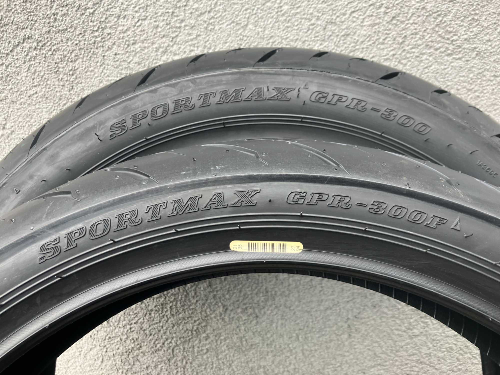 Komplet 150/70ZR17 + 110/80ZR18 Dunlop SPORTMAX GPR300 TL 2022