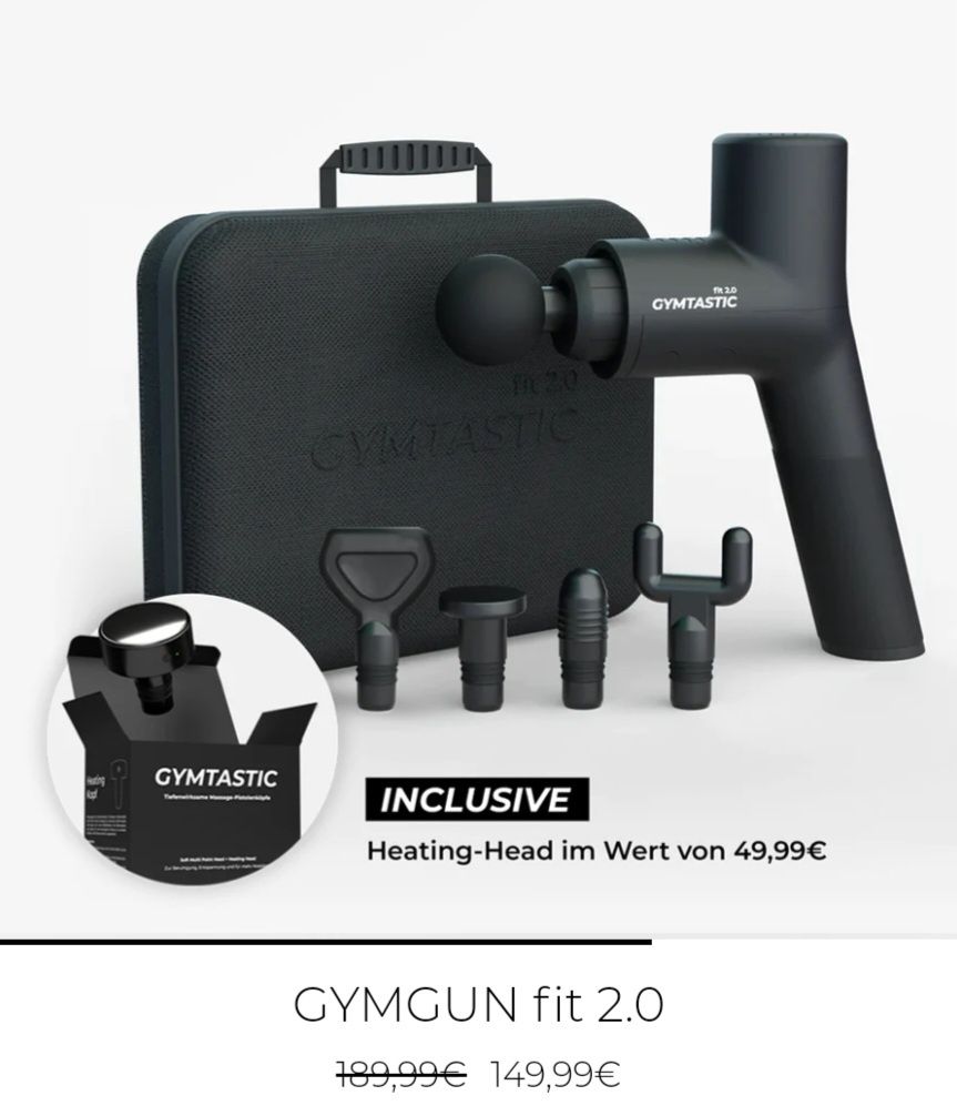 Masażer Gymtastic Gymgun fit 2.0