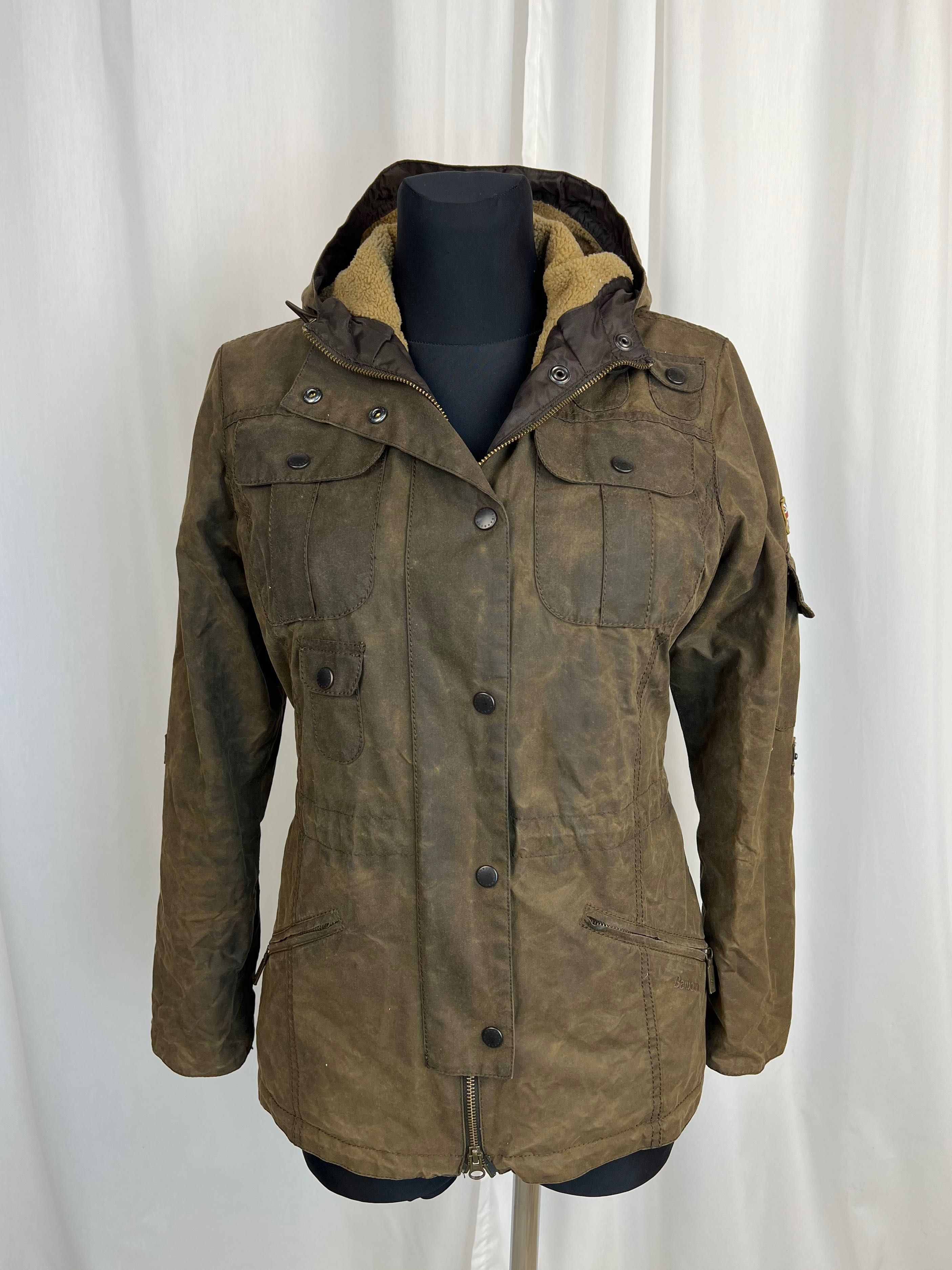 BARBOUR Winter Force Parka утеплена ваксована куртка Барбур