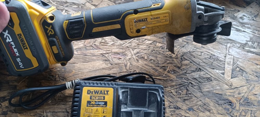 Szlifierka DeWalt dcg 405 Aku 6ah flexvolt ładowarka