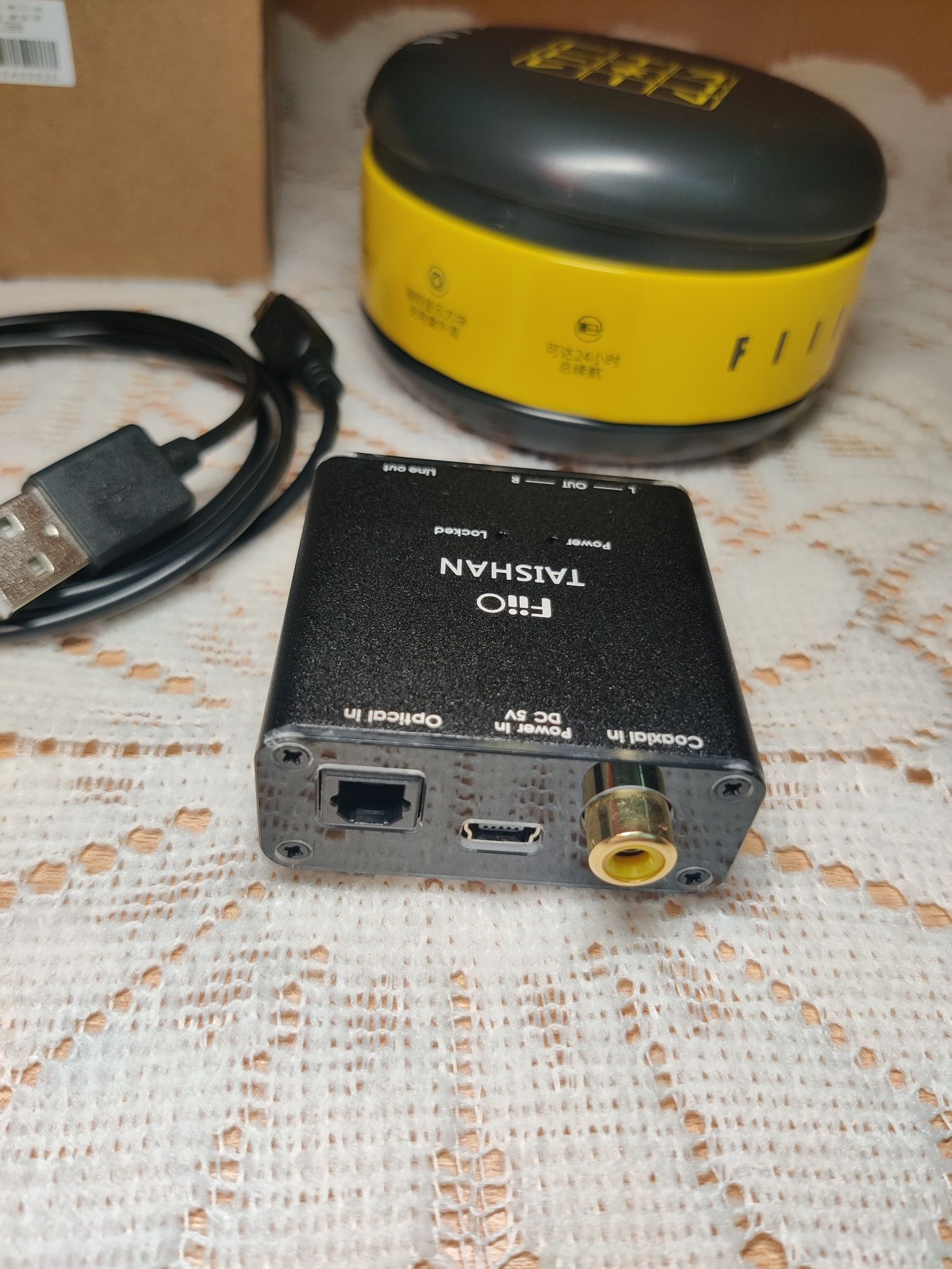 Цифро-аналоговый преобразователь FIIO Taishan D03K DAC Оптика Coaxial