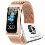 Smartwatch Damski Na Bransolecie Złoty Czarny Srebrny
