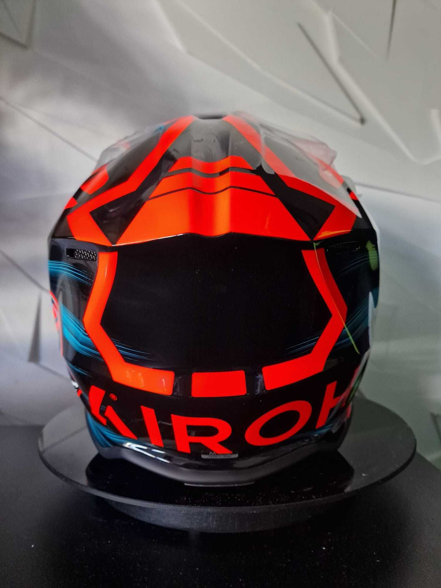 Kask cross Airoh Wraaap Cyber Orange Gloss 'S 'M 'L 'XL sklep GRATISY!
