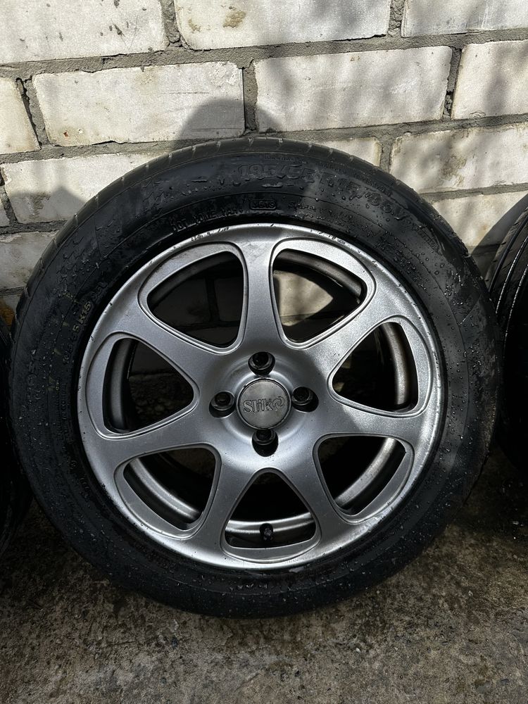 Продам диски ковка SLIK R15 и резина Kumho 195/55/R15