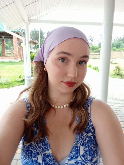 Дівоча літня косинка-обідок на голову