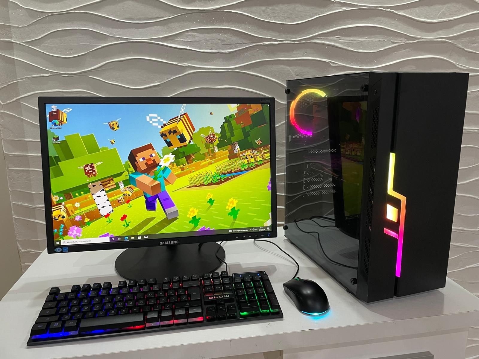 Komputer i5-7500 / GTX 1060 6GB / SSD / HDD / 16 RAM / Monitor / Gamin