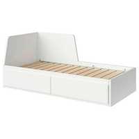 Ліжко (кушетка) з 2 ящиками IKEA FLEKKE 80х200 см біла