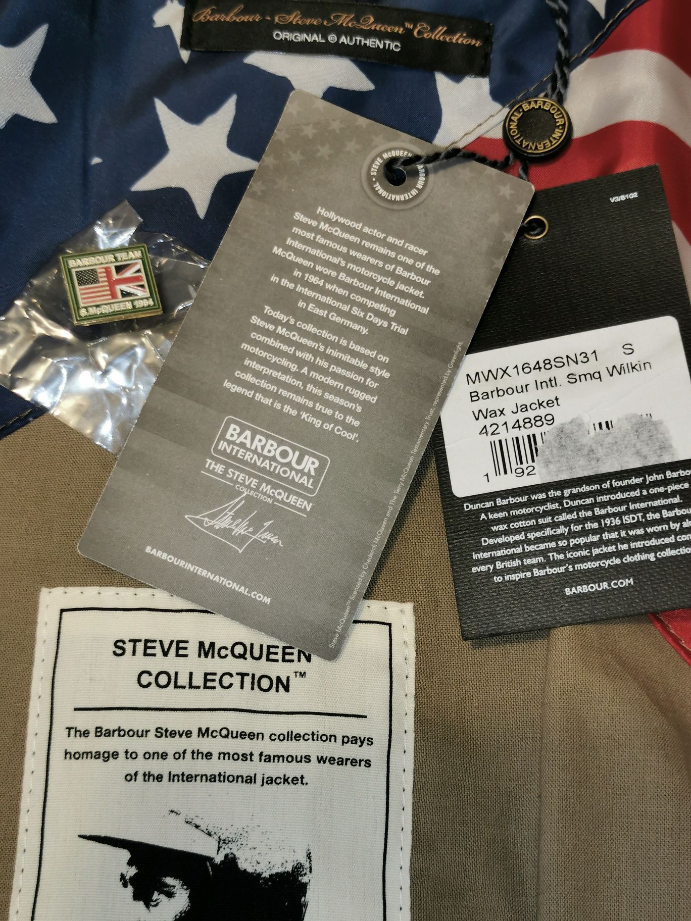 Kurtka woskowana Barbour Steve McQueen Collection