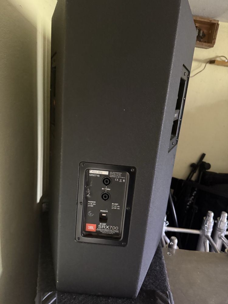 Kolumny JBL SRX 715 + QSC PLX 3602