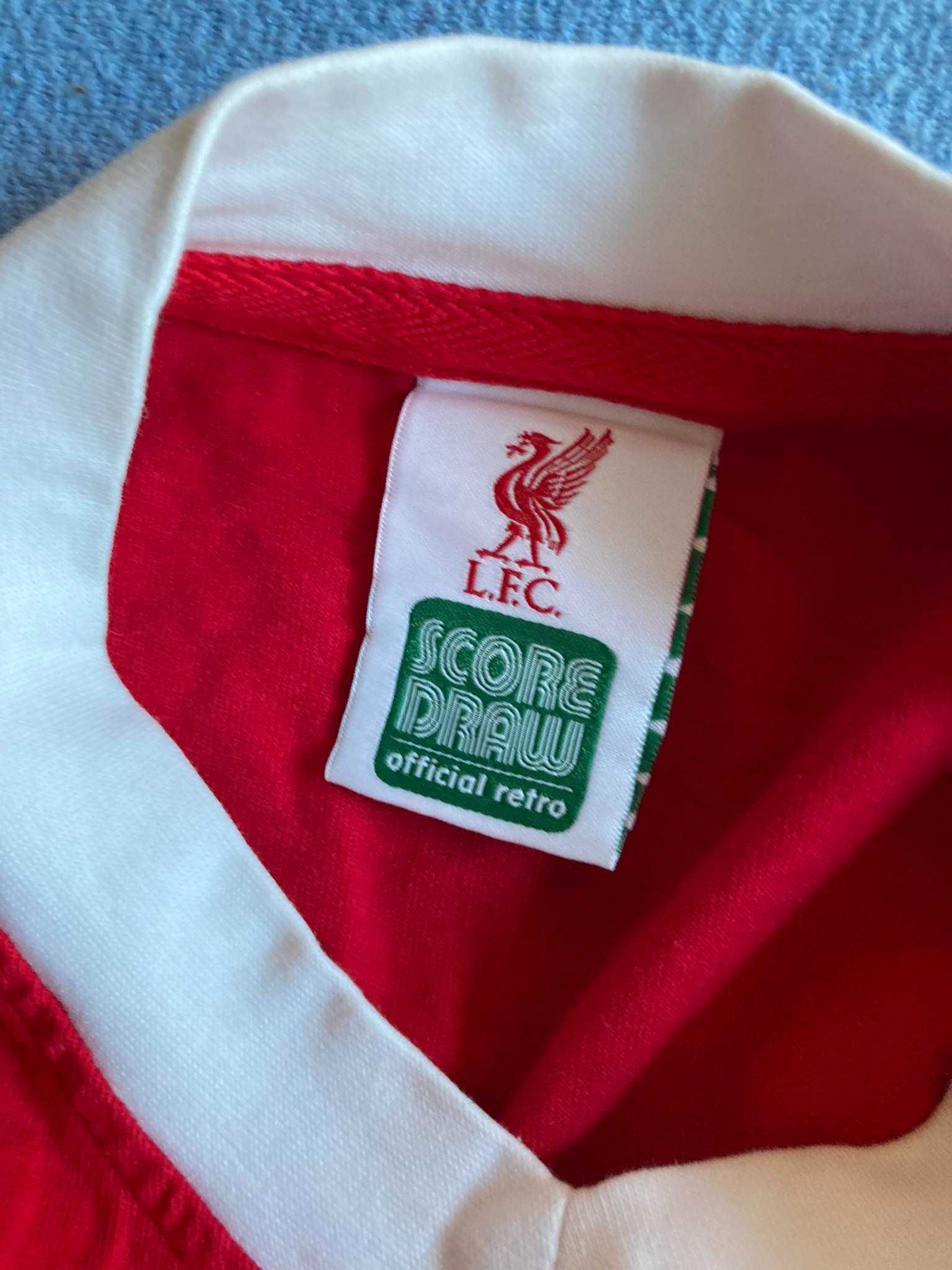 Koszulka Piłkarska Liverpool Score Draw Retro Roz. M