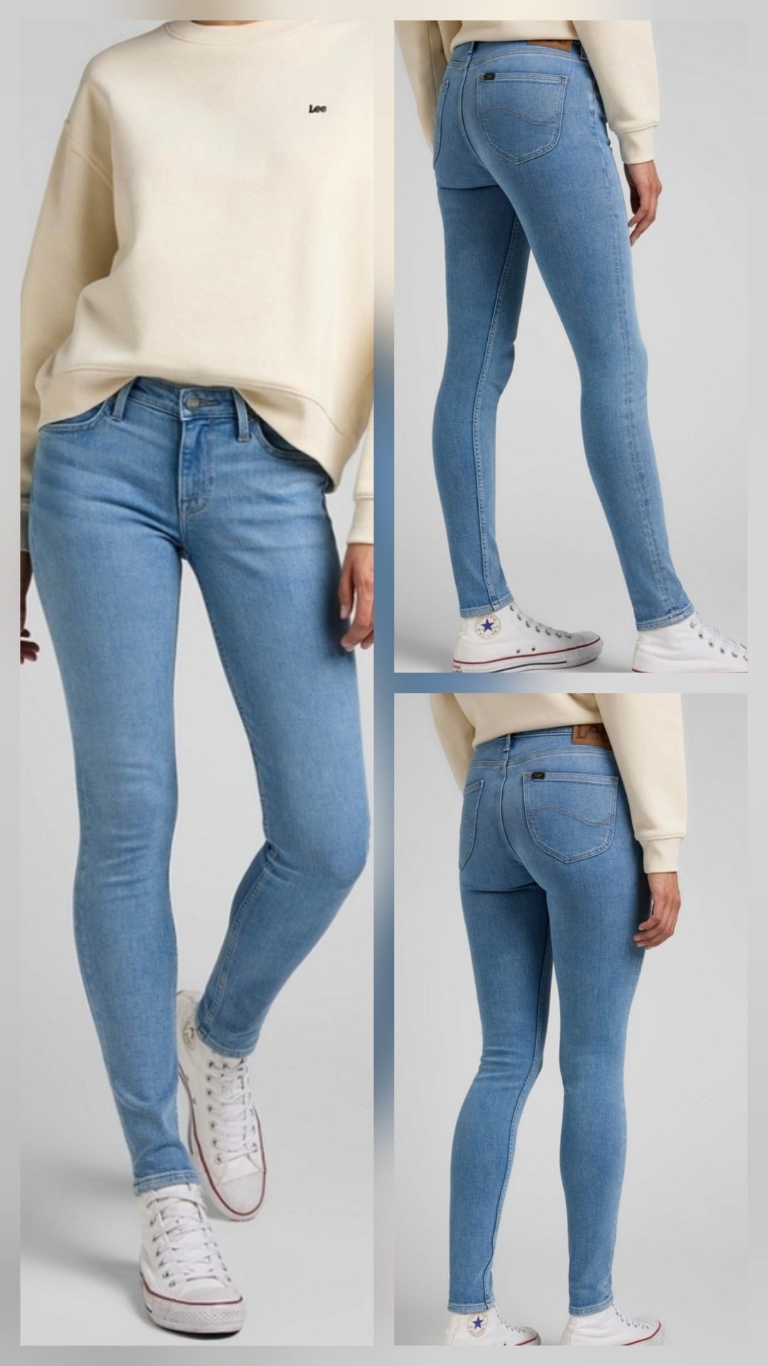 LEE Scarlett jeansy damskie W30 L29