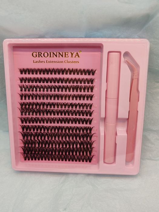 Пучковые ресницы, набор для самостоятельного наращивания ресниц
