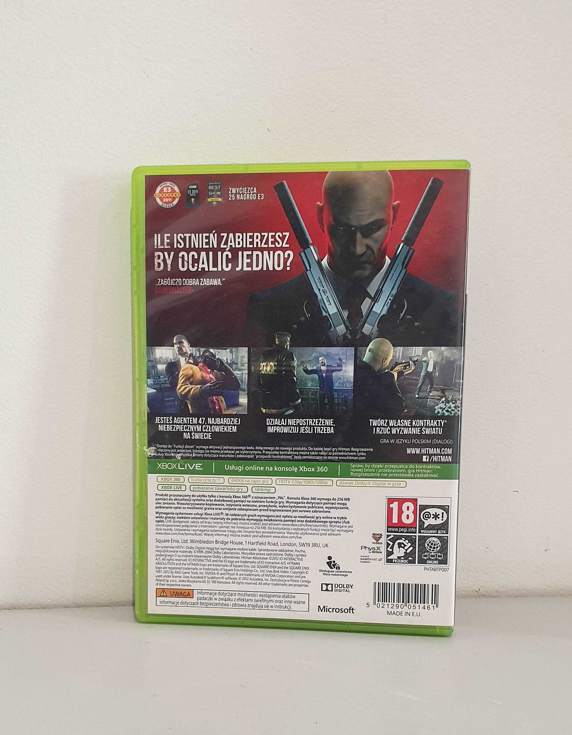 Gra Hitman: Rozgrzeszenie - Absolution Xbox 360 Polski Dubbing UNIKAT