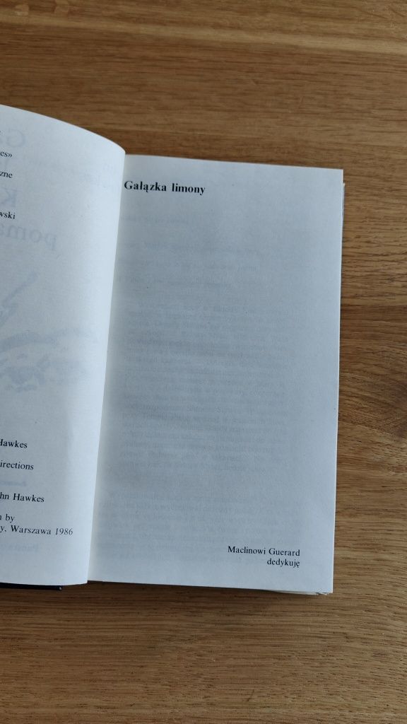 John Hawkes Gałązka limony. Krwawe pomarańcze.