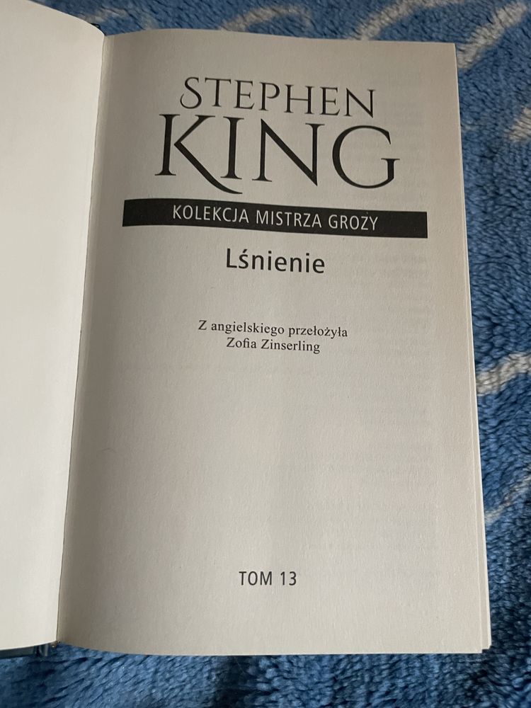 Stephen King lśnienie z serii kolekcja mistrza grozy