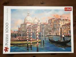 Puzzle 1000 elementów Trefl Wenecja Gondole Włochy