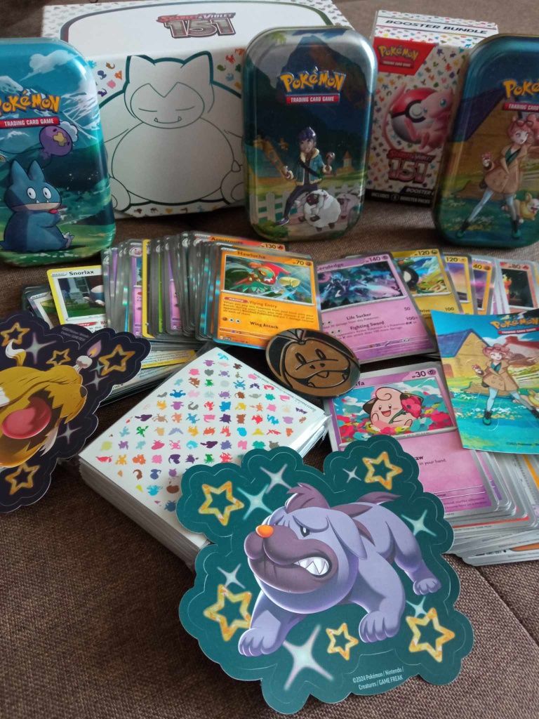 Karty i gadżety Pokemon TCG (oryginalne)