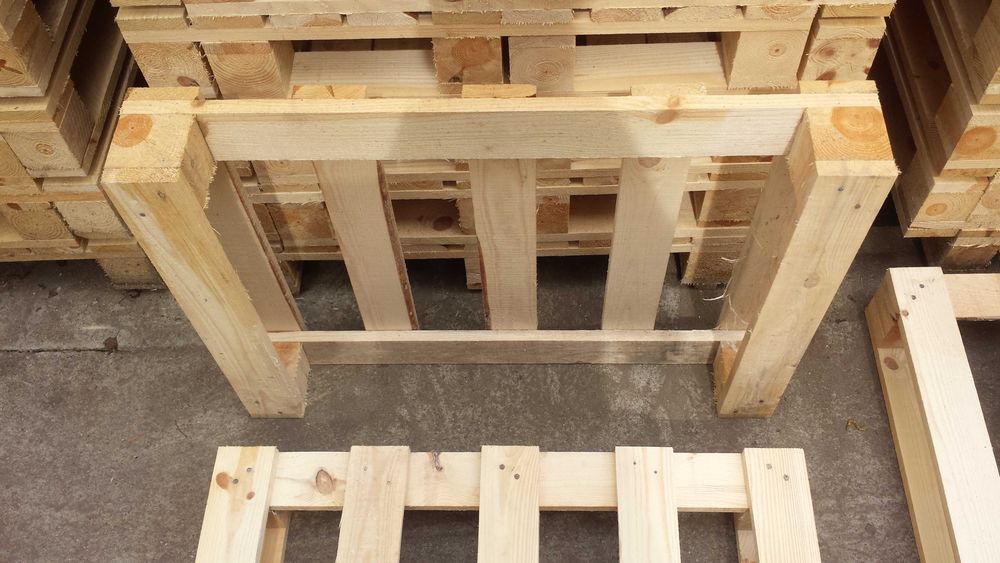 półpalety palety drewniane jednorazowe