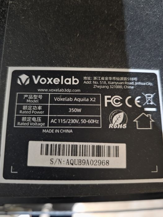 Impressora 3D FDM Voxelab Aquila X2