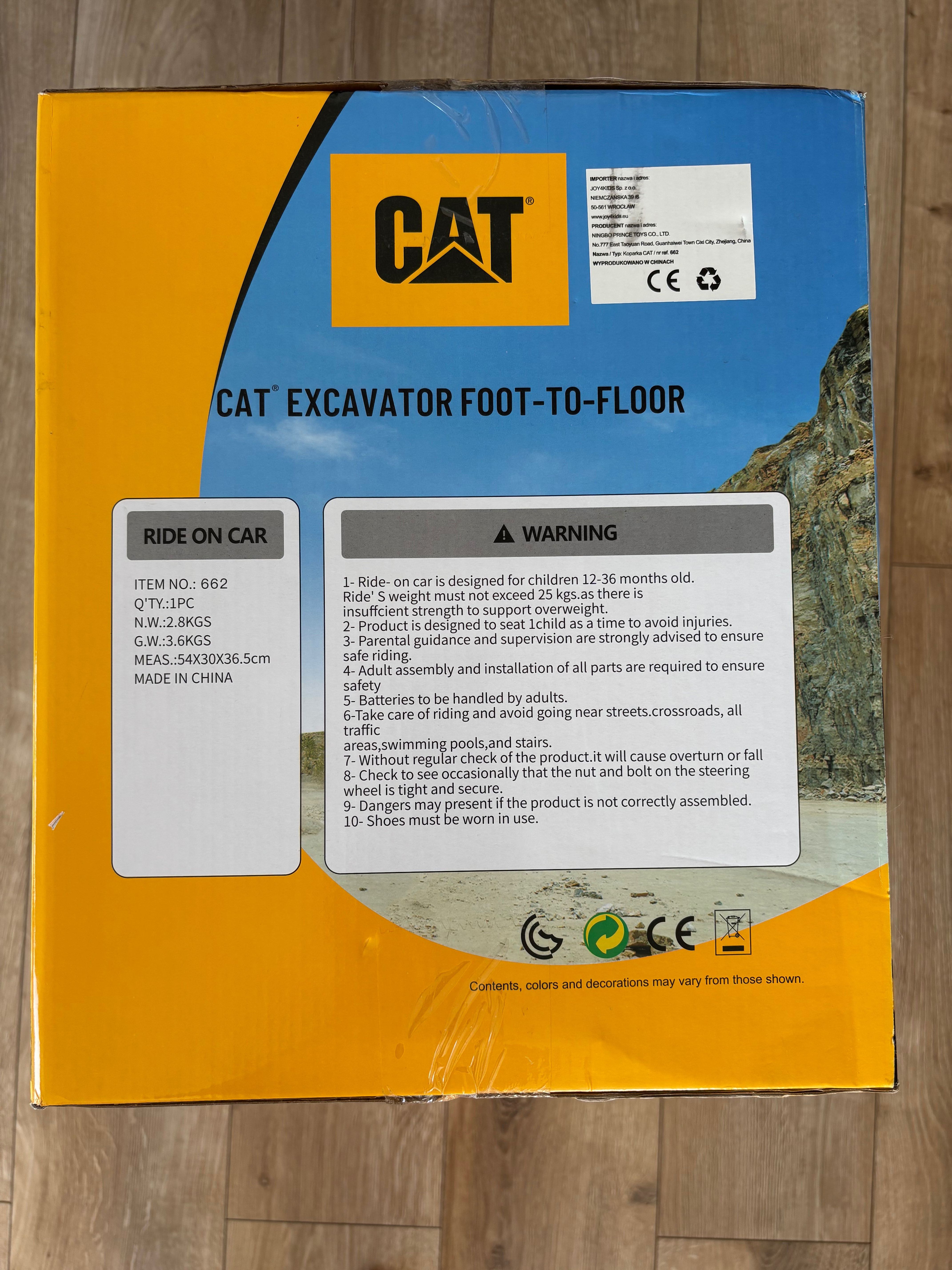 Jeździk Koparka CAT