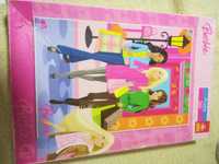 duże puzzle Barbie 260 elementów, 60 x 40 cm, brak kilku puzzli