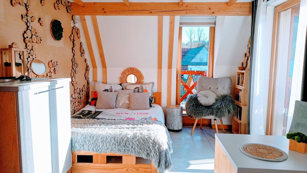 Domek z dwoma apartamentami z jacuzzi zewnętrzne k/Zakopane - Lux Hous