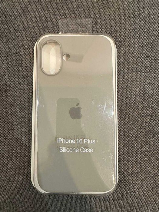 Чохол силіконовий Iphone 16 Plus сірий
