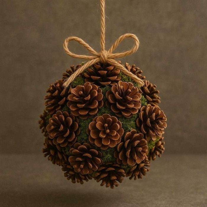 Szyszki sosnowe bez nasion DIY ozdoby dekoracje 500 sztuk paczka 4 kg